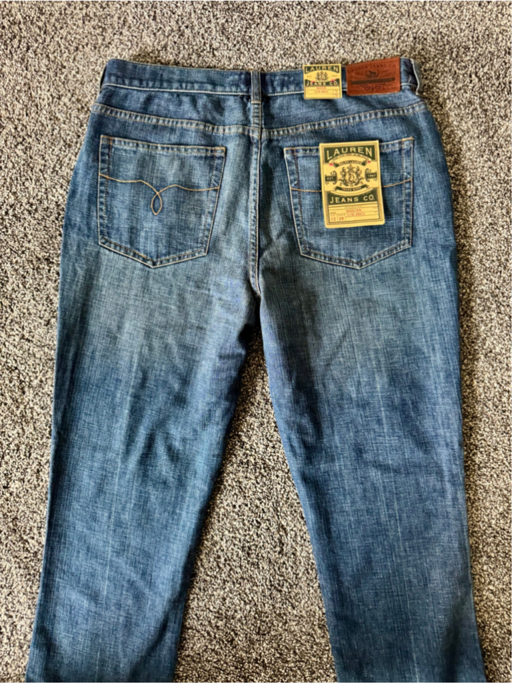 Women's Lauren Jeans Co. Ralph Lauren Laight Modern Slim Ankle Jeans SZ 12 NWT - Picture 9 of 12
